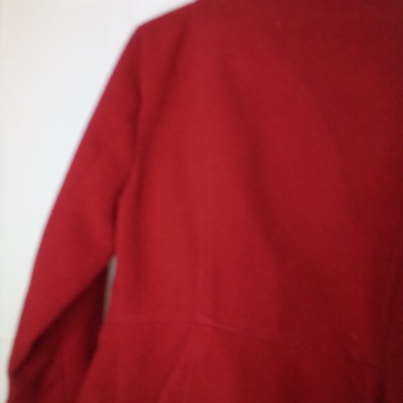 O'neill Coat women S Button Front Wool Blend Red - Picture 14 of 16